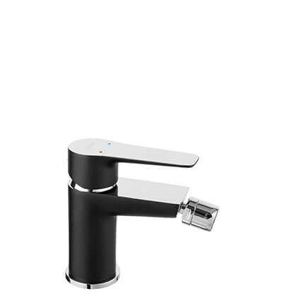 Adore Black/Chrome - bidet standing mixer