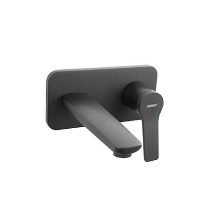 Stratos Black - built-in washbasin mixer
