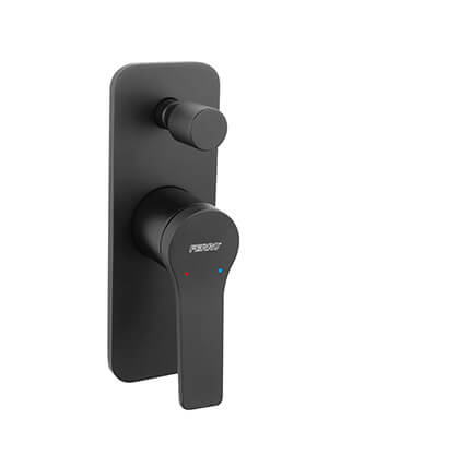 Stratos Black -  built-in shower mixer