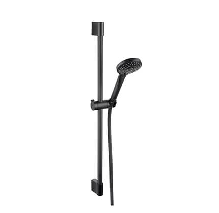 Sinus Black - sliding shower set